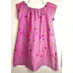 Brand New Handmade A-Line Cap  Sleeve Dress Size 6/7yrs